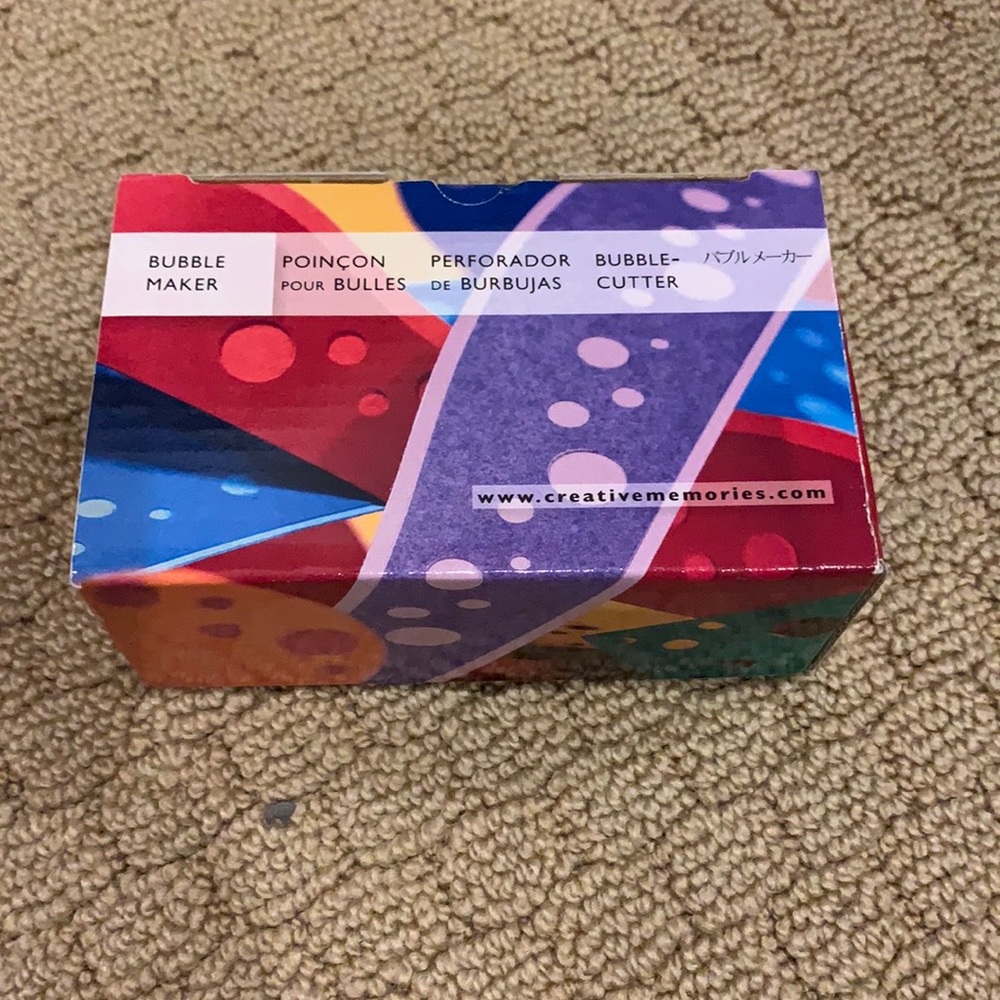 New Creative Memories Bubble Maker